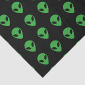 Alien Head Tissuepapier (Detail)