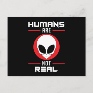 Alien Head Ufo Aliens Area 51 Space Funny Gift Briefkaart