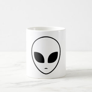 Alien Head UFO Aliens Space Area 51 Gift Idee Koffiemok
