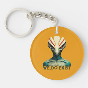 Alien Head - we bestaan Sleutelhanger