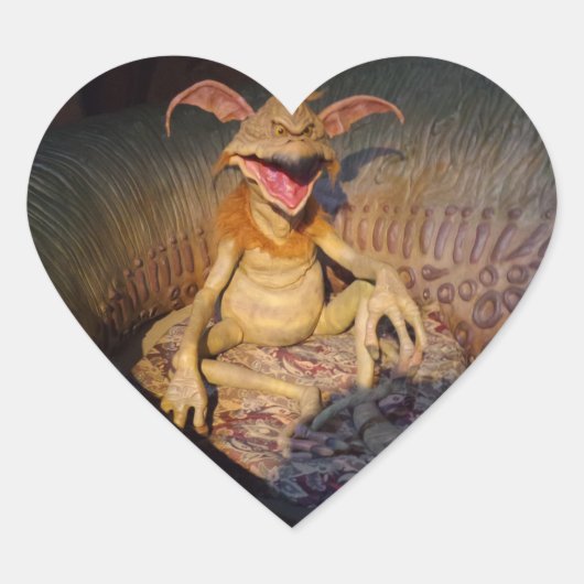 Alien Heart Sticker (Voorkant)