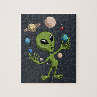 Alien heeft leven gevonden legpuzzel