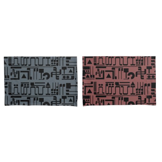 Alien Hieroglyphs Kussensloop (Voorkant-Set)