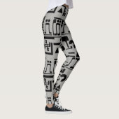 Alien Hieroglyphs Leggings (Rechts)