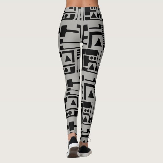 Alien Hieroglyphs Leggings (Achterkant)