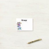 Alien Hippy 4 x 3 Post-it® Notes (Op bureau)