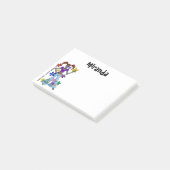 Alien Hippy 4 x 3 Post-it® Notes (Schuin)