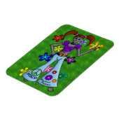Alien Hippy Magneet (Linkerzijde)