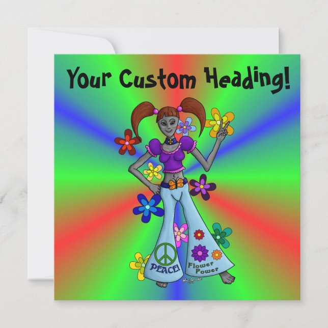 Alien Hippy Square (Voorkant)