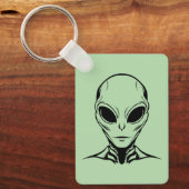 Alien Hoofd Sleutelhanger (Voorkant)