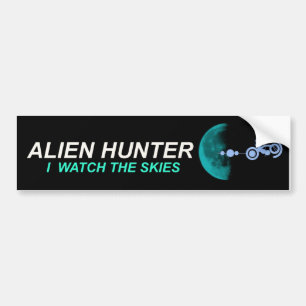 Alien Hunter Bumpersticker