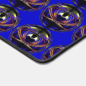 Alien-I Abstract artistiek ontwerp Bureaumat (Hoek)