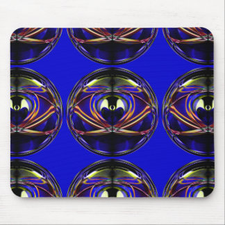 Alien-I Abstract artistiek ontwerp dat het patroon Muismat