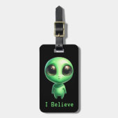 Alien – Ik geloof Bagagelabel (Voorkant verticaal)