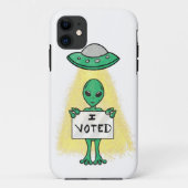 Alien - Ik heb gestemd Case-Mate iPhone Case (Achterkant)