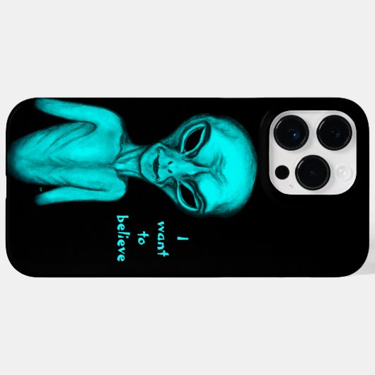 Alien, ik wil geloven Case-Mate iPhone case (Achterkant (horizontaal))