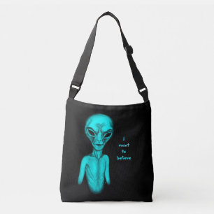 Alien, ik wil geloven crossbody tas