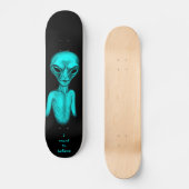 Alien, ik wil geloven skateboard (Voorkant)