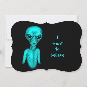 Alien , ik wil geloven, sparen de datum save the date