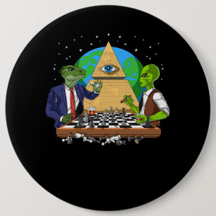 Alien Illuminati Ronde Button 6,0 Cm
