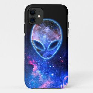 Alien in de ruimte iPhone 11 hoesje