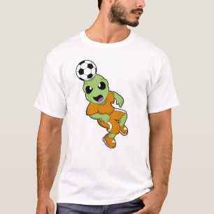 Alien in Soccer Sports T-shirt