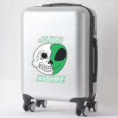 Alien Inside Sticker (Koffer)