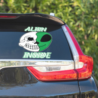 Alien Inside Sticker