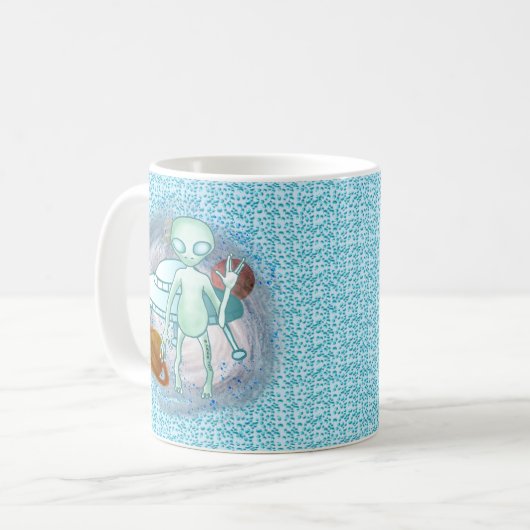 Alien Invader mug (Devant gauche)