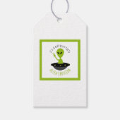 Alien Invasion, Birthday Cadeaulabel (Voorkant)
