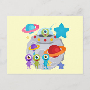 Alien Invasion Briefkaart