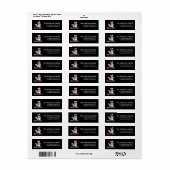 Alien Invasion BuitSpace Fun-Adresetiketten Etiket (Full Sheet)