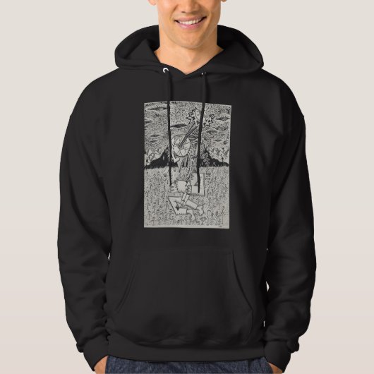 Alien Invasion, of The Seeding, door Brian Benson Hoodie (Voorkant)