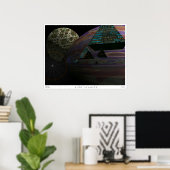 Alien Invasion Poster (Thuiskantoor)