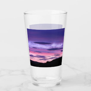 Alien Invasion Sunset Glas – Sci‑Fi Fantasie