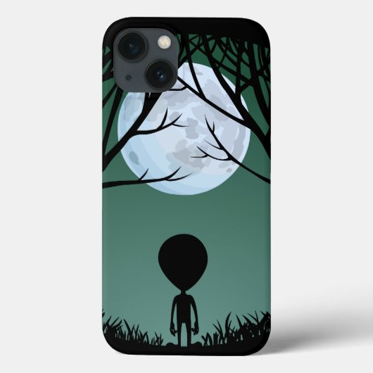 Alien iPad Case Cute Grey E.T. iPad Case (Achterkant)