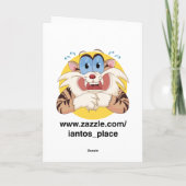 Alien Irony Verjaardag Kaart (Achterkant)