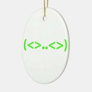 ALIEN Japans Emoticon Keramisch Ornament