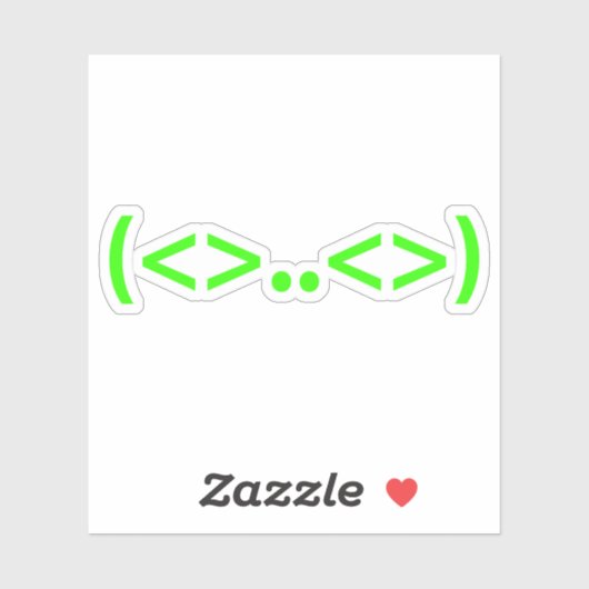 ALIEN Japans Emoticon Sticker (Vel)