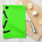 ALIEN Japans Emoticon Theedoek (Quarter Fold)