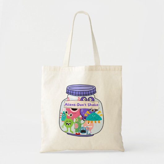 Alien jar tote bag (Voorkant)