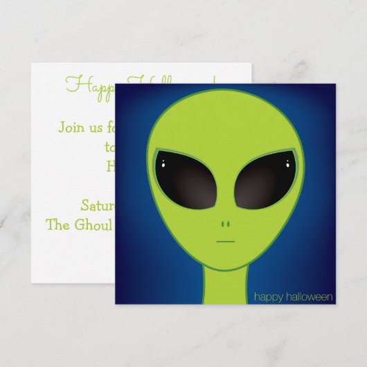 Alien Kaart (Voorkant / Achterkant)