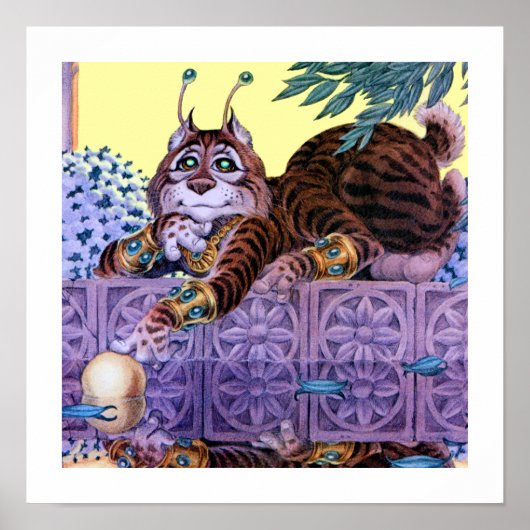 Alien Kat afdrukken Poster (Voorkant)