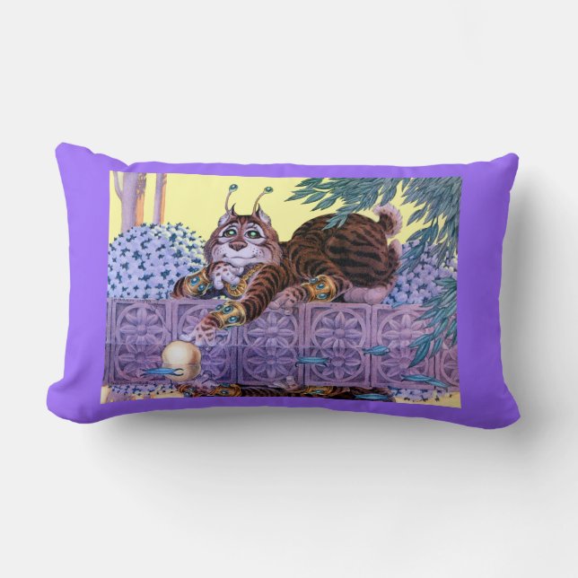 Alien Kat Pillow Kussen (Voorkant)