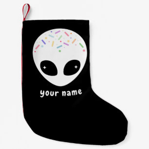 Alien Kerstmis Kleine Kerstsok