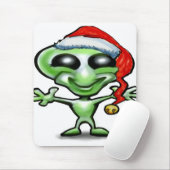 Alien Kerstmis Muismat (Met muis)