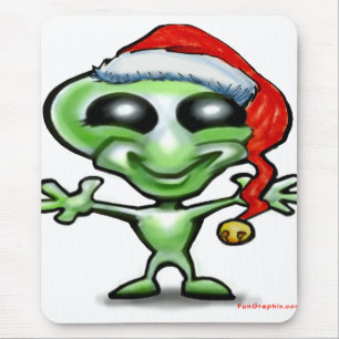 Alien Kerstmis Muismat