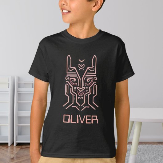 Alien King Geometrisch Symbool Gepersonaliseerd T-shirt