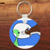 Alien-Koe Sleutelhanger (Voorkant)