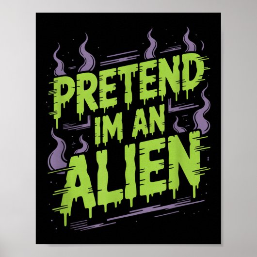 Alien kostuum poster (Voorkant)
